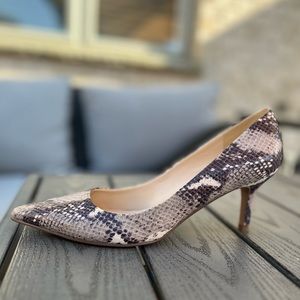 Nine West Heels - Snakeskin - Size 8